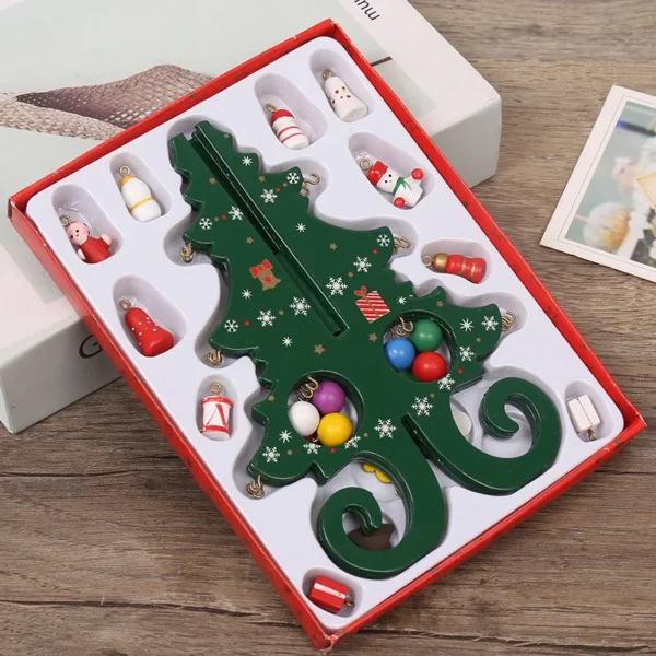 Christmas Tree Children's Handmade DIY Stereo Wooden Christmas Tree Scene Layout Christmas Decorations Ornaments Hot