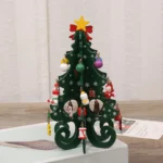 Christmas Tree Children's Handmade DIY Stereo Wooden Christmas Tree Scene Layout Christmas Decorations Ornaments Hot - Image 4